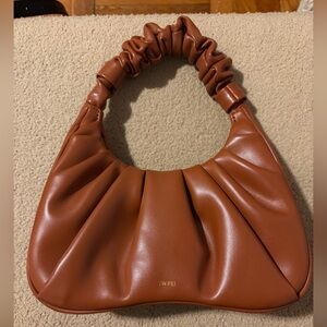JW PEI Tan Gathered Shoulder Bag